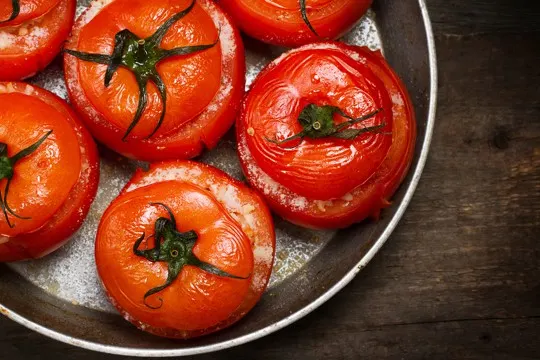 baked parmesan tomatoes