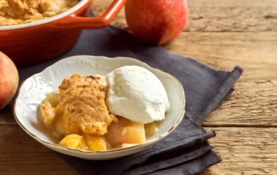how to reheat peach cobbler in oven