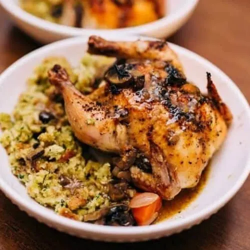 what to serve with cornish hens