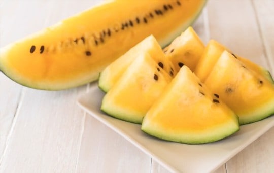 how to eat yellow watermelon