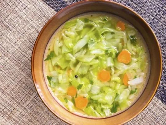 freezing cream of cabbage soup
