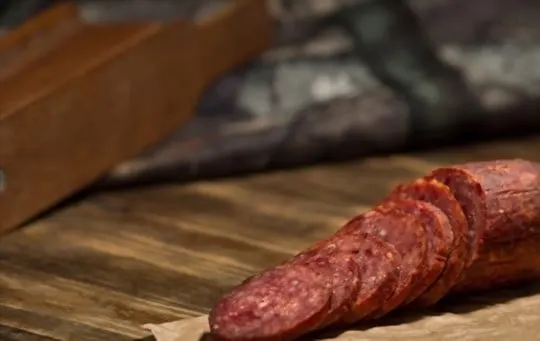 how to store summer sausage