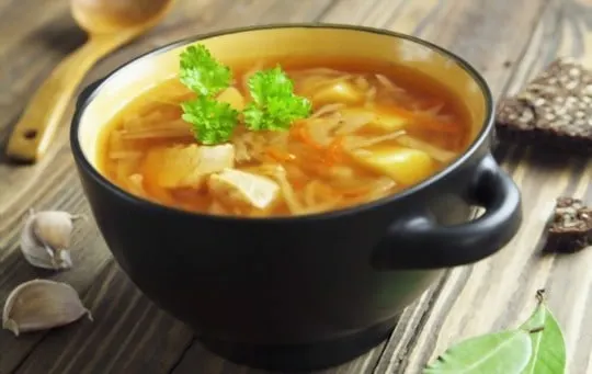 how to thaw and reheat frozen cabbage soup