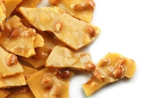 how to thaw peanut brittle
