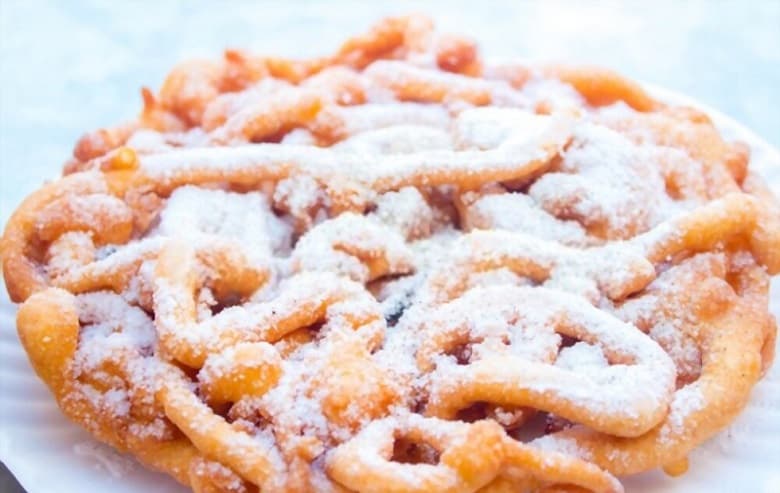 reheat funnel cake on stovetop