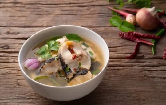 sour and hot fish soup