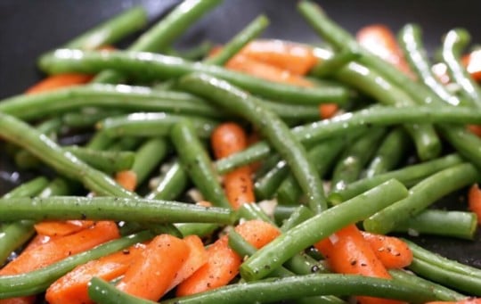 green beans and carrots
