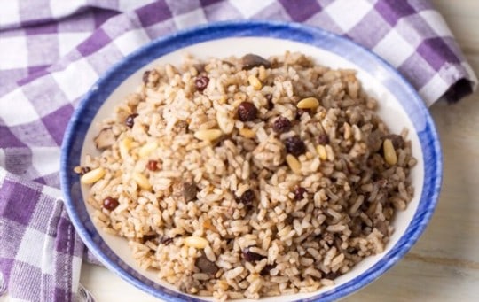 rice pilaf with pine nuts