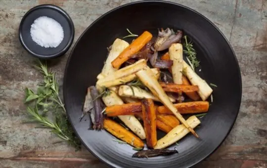 roasted parsnips and carrots