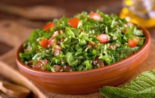 vegetable tabouli salad