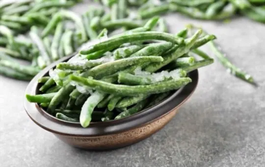 cold green beans