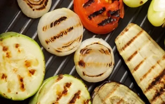 grilled zucchini and onions