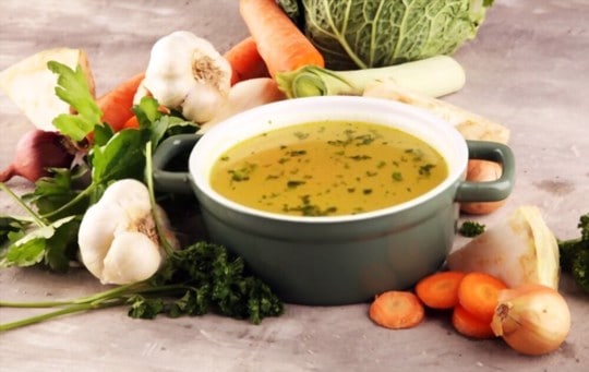 thickened vegetable stock or vegetable glaze