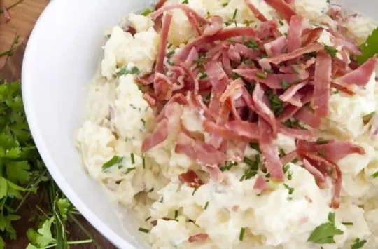 bacon and potato salad