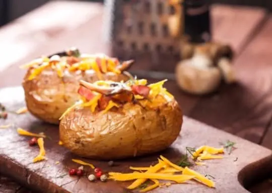 baked potatoes or baked sweet potatoes