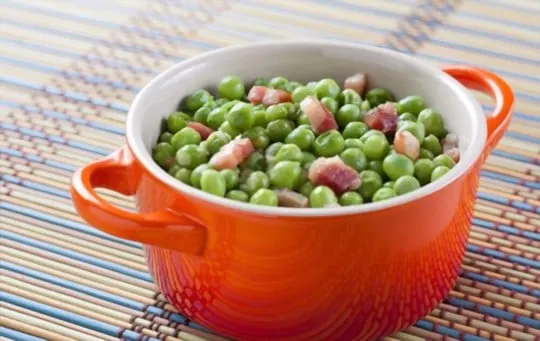 easy sauteed peas with spring onions