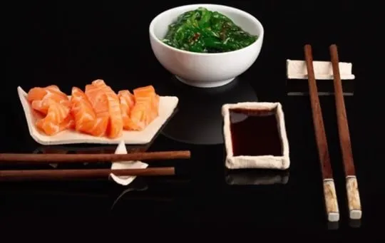 sashimi and kimchi
