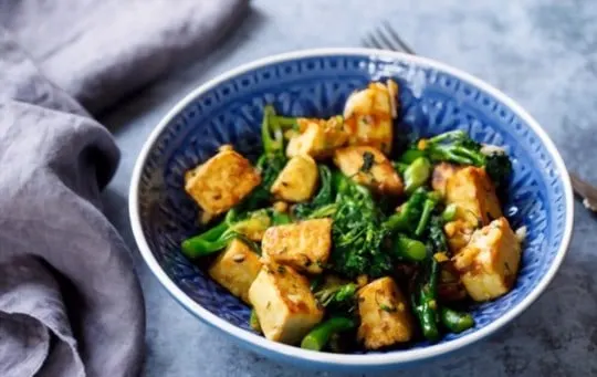 basic tofu stir fry