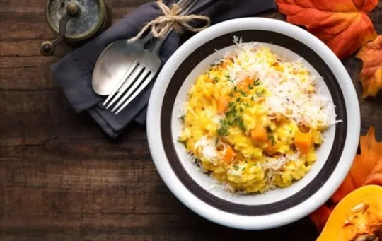 butternut squash risotto with sage