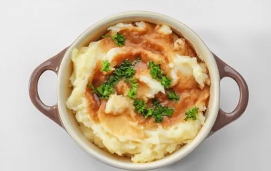 classic mashed potatoes and gravy