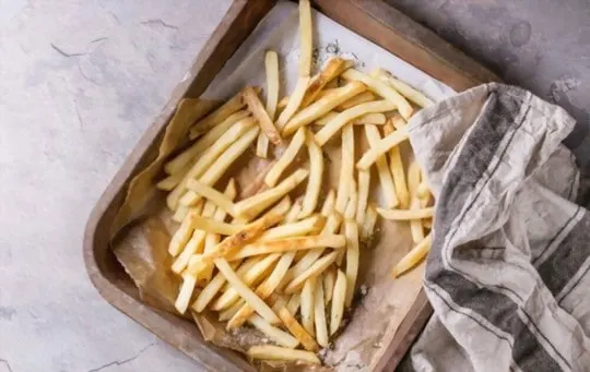 crispy baked french fries