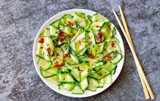 cucumber and chilli salad