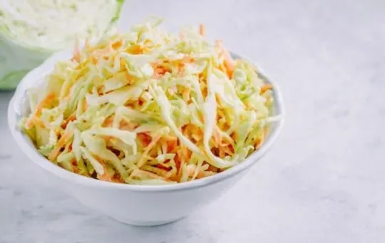 homemade coleslaw
