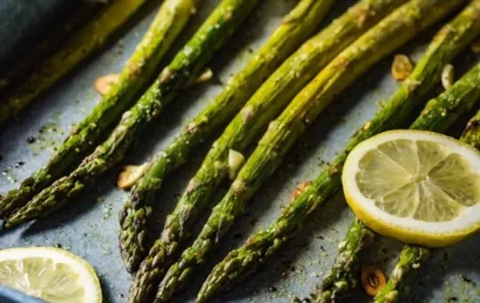 lemon roasted asparagus
