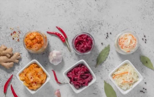 nutrition content kimchi vs sauerkraut