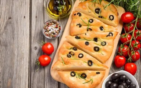 toasted focaccia bread with sardines