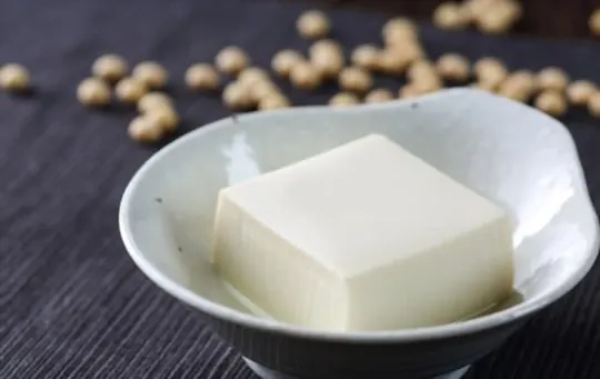pureed silken or soft tofu