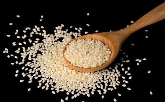 salt sesame seeds